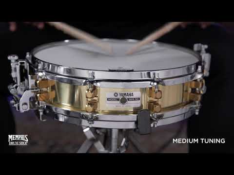 Used Yamaha 14x3.5 Brass Piccolo Snare Drum (USD493)