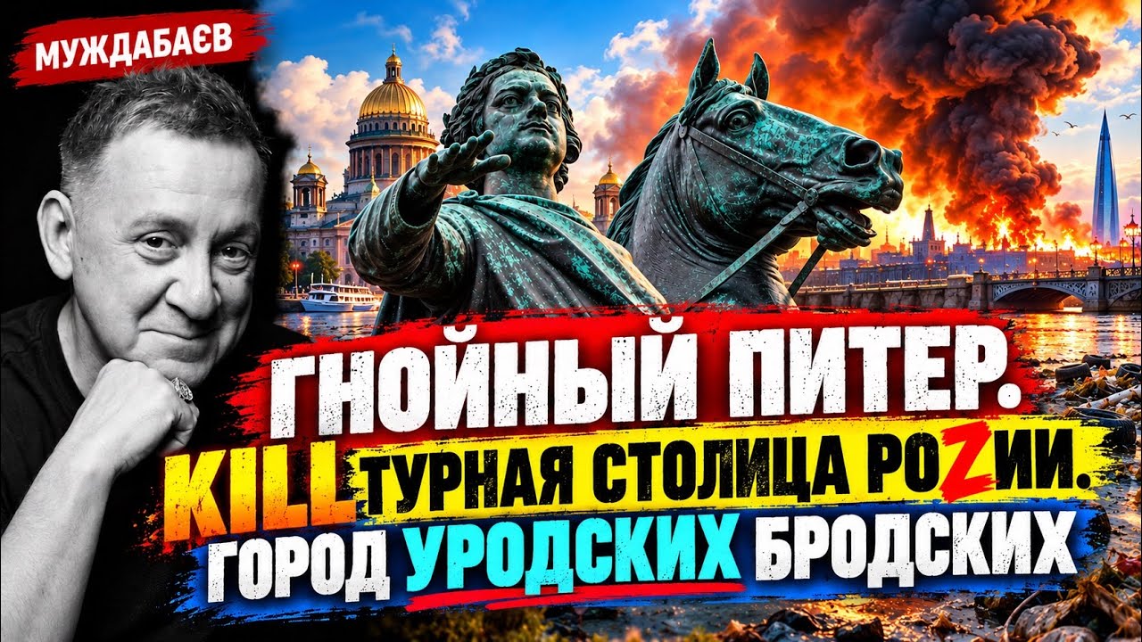 ГНОЙНЫЙ ПИТЕР. KILLТУРНАЯ СТОЛИЦА РОZИИ. ГОРОД УРОДСКИХ БРОДСКИХ. Из Европы пла