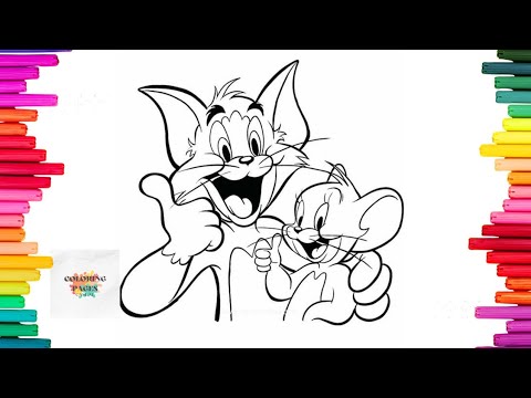 How to Draw Tom and Jerry / Coloring Pages Tom and Jerry / Coloring Pages for Kids
