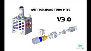 Sistema anti torsione tubo PTFE e anti ostruzione ugello Geeetech A10 (e altre ...)