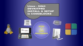2024 Devkitpro Linux install and setup in codeblocks
