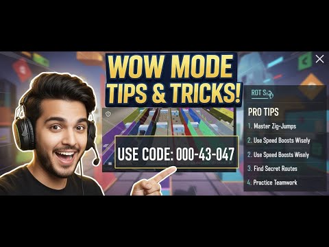 OSCAR COLOURFUL ZIG ZAG PARKOUR 🔥🔥 WOW CODE - 43047 || BGMI WOW MODE  #bgmi #bgmiwowmode