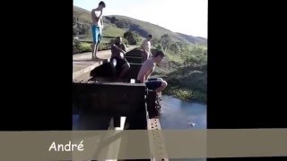 preview picture of video 'Pulo da ponte de ferro, Mais balançinho !!! Cardoso Moreira R.J'