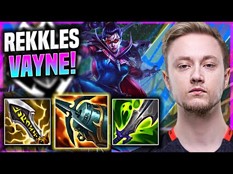 REKKLES PICKS VAYNE IN NEW SEASON! - G2 Rekkles Plays Vayne ADC vs Kai'Sa! | Challenger TV