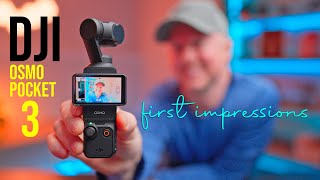 DJI Osmo Pocket 3 - Underwhelming First Impressions, BUT....