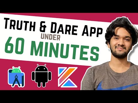 Android App Tutorial for Complete Beginner | Truth & Dare App - YouTube