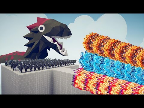 100x Raptors vs EVERY GOD | Totally Accurate Battle Simulator TABS