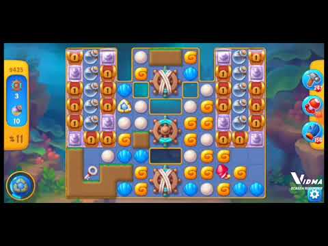 Fishdom. 9425 level no boosters and diamonds. 19 moves