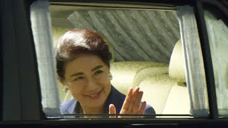 天皇皇后両陛下の滋賀県国民体育大会から東京駅へ到着 Tokyo ImperialPalace Japan EmperorNaruhito EmpressMasako 還幸啓 雅子さま