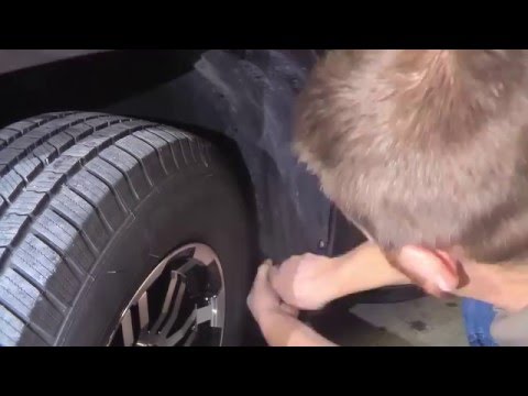 Installing WeatherTech No-Drill Mud Flaps on a Chevy Suburban