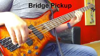 Video thumbnail for 2018 IBANEZ SRMS 805 MULTI SCALE Fanned Fret Bass - Sound Test DEMO by KosmaBass