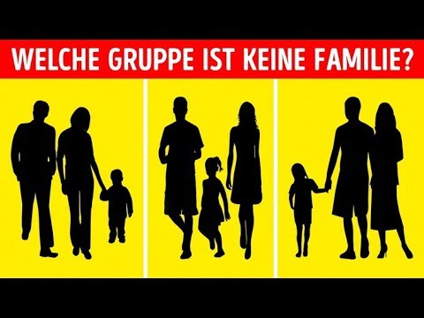 Psychologie-Detektive: Rate, wobei es sich nicht um eine Familie handelt