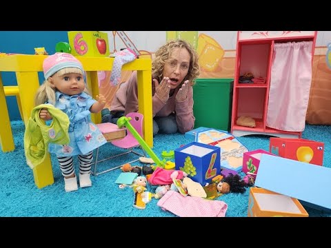 Baby Born Pippa will ihr Zimmer nicht aufräumen - Spielzeugvideo mit Nicole - Baby Born Puppen