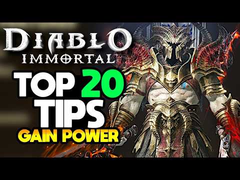Top 20 Tips to Gain Power & Improve Builds in Diablo Immortal