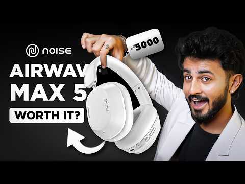 Thumbnail for Noise Airwave Max 5 Headphones Review⚡️ Best ANC Headphones under ₹5,000?