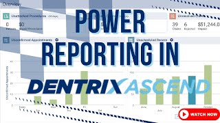 📊 Dentrix Ascend Power Reporting for Beginners | Dental Office Manager Tutorial