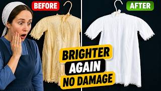 How To Whiten White Clothes That Turned Yellow | Results in 5 Minutes