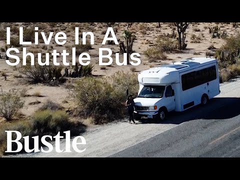 Living In A TINY Converted Shuttle Bus With My Dog | Bustle