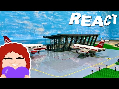 React: Die ersten Flugzeuge und fettes Terminal! - Bau einer Lego Stadt Teil 304.
