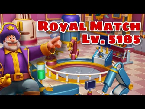 Royal Match Gameplay Level 5185 | Super Hard Level Area 70 King’s Nightmare Factory Super Light Ball