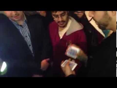 David Blaine magic at the Cambridge Union university