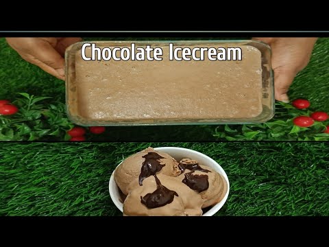 Easy Chocolate Ice-Cream | Homemade chocolate Ice-Cream