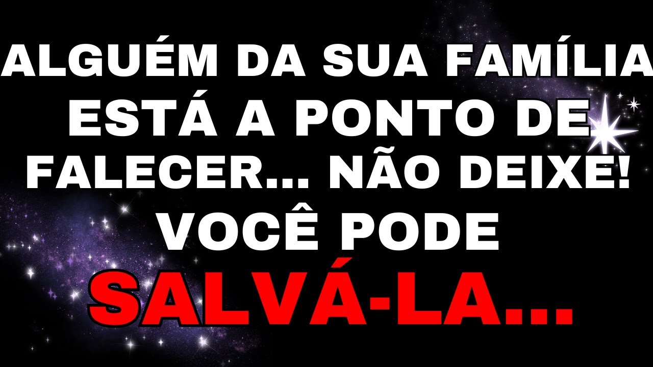 É URGENTE! ESTA PESSOA DEIXA MUITO ANTES DA MENSAGEM DE DEUS👼DEUS DIZ👼