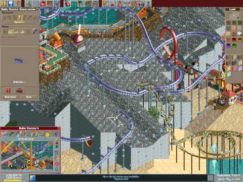 Rollercoaster Tycoon Loopy Landscapes #22 (Volcania: Four down, one to go)