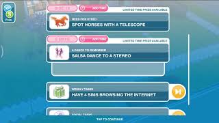 Salsa dance to a stereo - the Sims freeplay