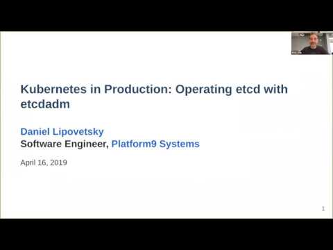 Kubernetes in production: operating etcd with etcdadm