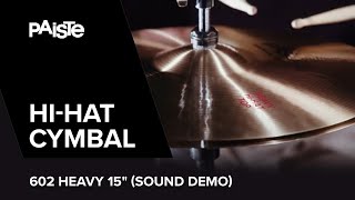 Video thumbnail for PAISTE Formula 602 Heavy Hi-Hat 15" played by Noah Fürbringer (SOUND DEMO by GEWA Drums
