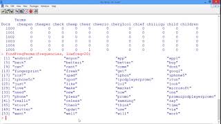 5.2.10 An Introduction to Text Analytics - Video 6: Bag of Words in R