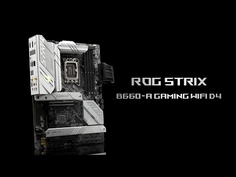 Pagrindinė plokštė Asus ROG STRIX B660-A GAMING WIFI D4 video