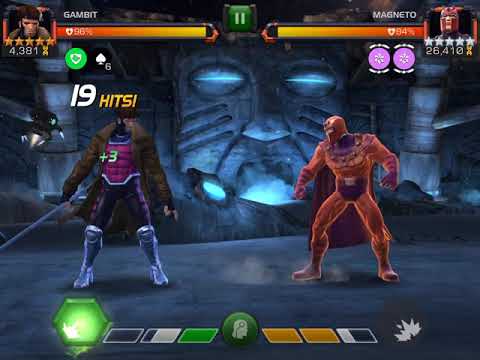 MCOC - Variant1 - Gambit stun lock vs power reserve