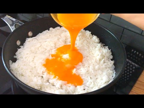 ¿Tienes arroz y huevos en casa? 😋 Prueba esta deliciosa receta rápida, fácil y muy rica