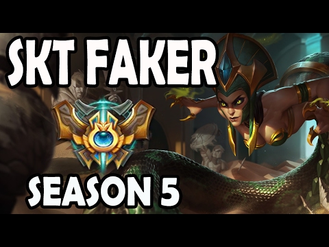 SKT T1 Faker Cassiopeia vs LeBlanc MID Ranked Challenger Korea