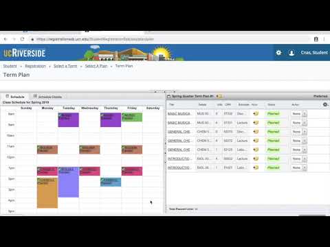 How to Create and Submit a Term Plan