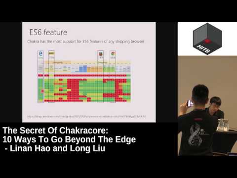 #HITB2017AMS D1T2 - The Secret Of Chakracore: 10 Ways To Go Beyond The Edge - Linan Hao and Long Liu