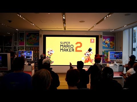 Super Mario Maker 2 Direct 5.15.2019 Live Reactions at Nintendo NY