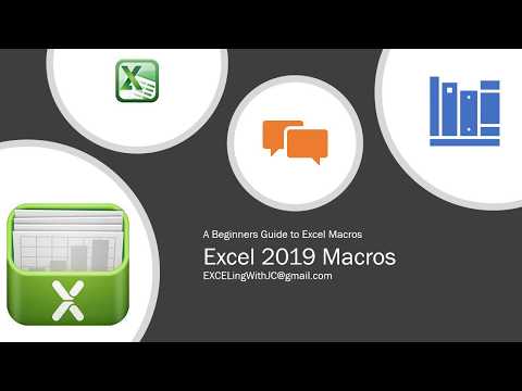 Beginners guide to Excel Macros (VBA) Part 1 of 5