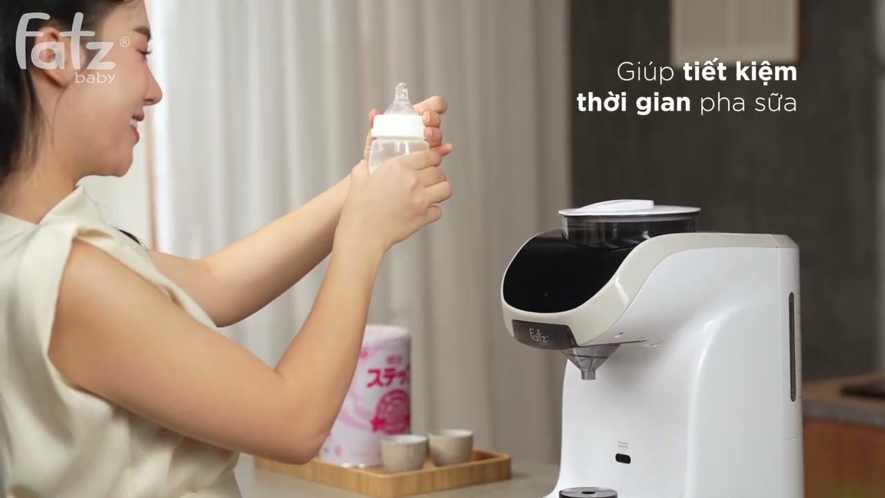 Máy pha sữa điều chỉnh nhiệt độ thông minh tự động Fatzbaby Formulus 1 FB8502AH