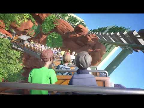 Colorado Adventure Phantasialand / Mit  Soundtrack in in planet coaster