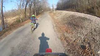 preview picture of video '1995 Honda CR125 Haspin Acres Laurel IN. December 2013 #4'
