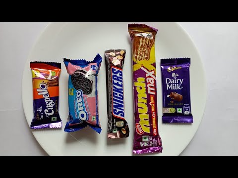 Crispello , Oreo Biscuits , Snickers , Munch Max , Dairy Milk Chocolates .
