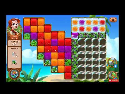 Lost Island Blast Adventure Level 1319 NO BOOSTERS - A S GAMING ✔