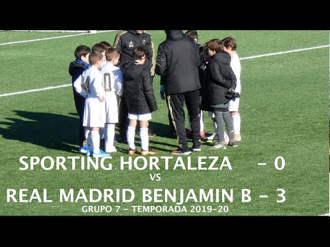 7 - SPORTING HORTALEZA vs RM Benjamín B - LIGA GRUPO 7 TEMPORADA 2019-20 -19 - 11 ENE 2020