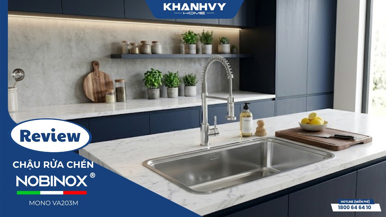 Chậu rửa chén Nobinox MONO VA203M