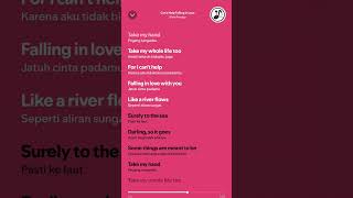 Download lagu Terjemahan Lirik Lagu : Can't Help Falling In Love - Elvis Presley #songs #lirikterjemahan #fyp mp3 Download lagu Terjemahan Lirik Lagu : Can't Help Falling In Love - Elvis Presley #songs #lirikterjemahan #fyp mp3