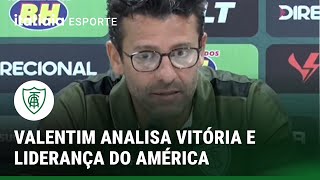 VEJA A ENTREVISTA COLETIVA DO TÉCNICO ALBERTO VALENTIM | AMÉRICA 1 X 0 URT