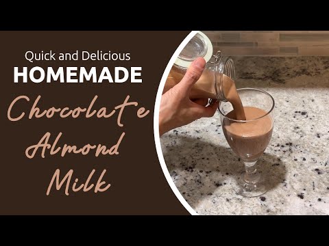 Lectin-free Non-dairy Chocolate Almond Milk Recipe